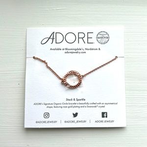 Adore Stack and Sparkle Circle Bracelet